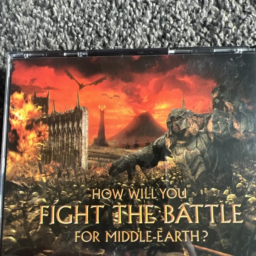 The Lord Of The Rings The Battle For Middle Earth 4 Disc 2004 PC-CD with Manual